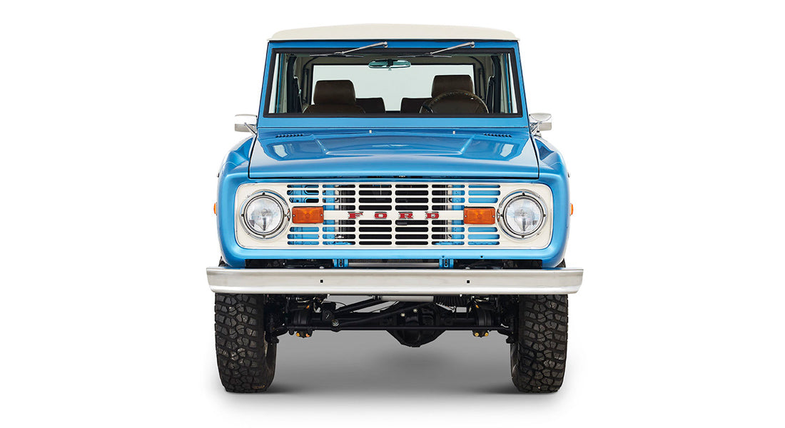 Classic Ford Bronco front view