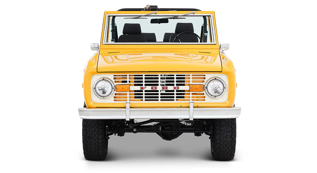 Classic Ford Bronco front view