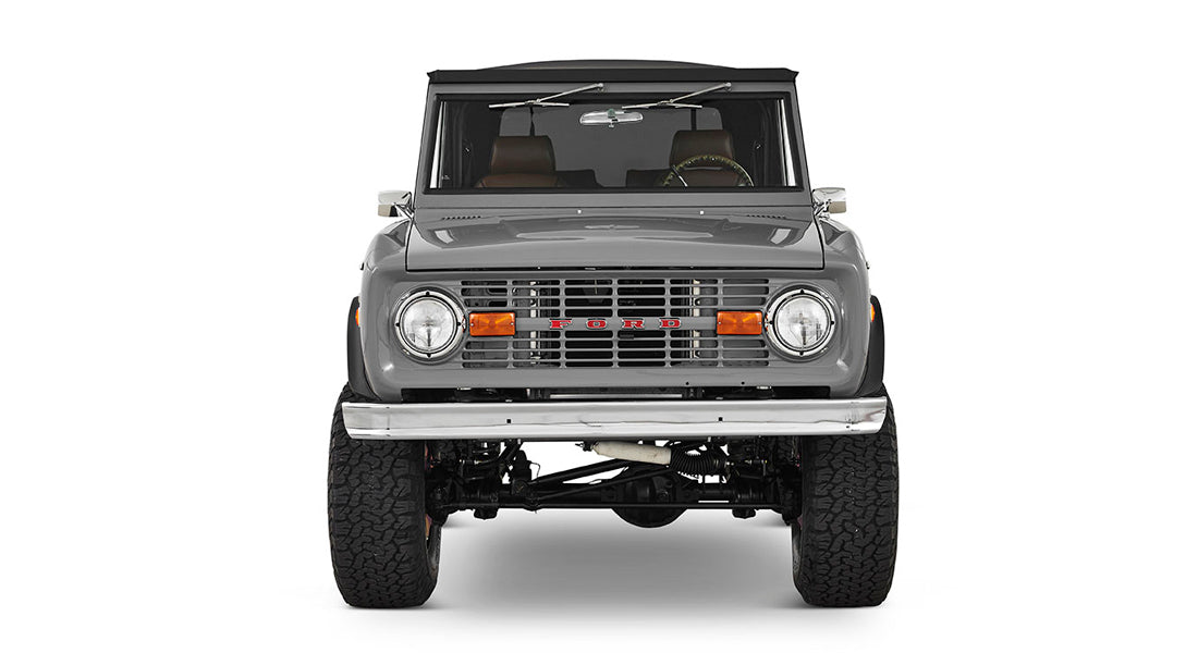 Classic Ford Bronco front view