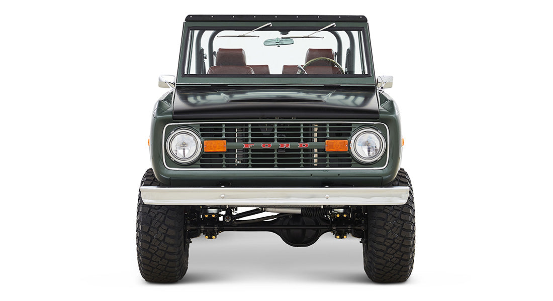 Classic Ford Bronco front view