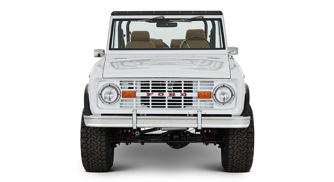 Classic Ford Bronco front view