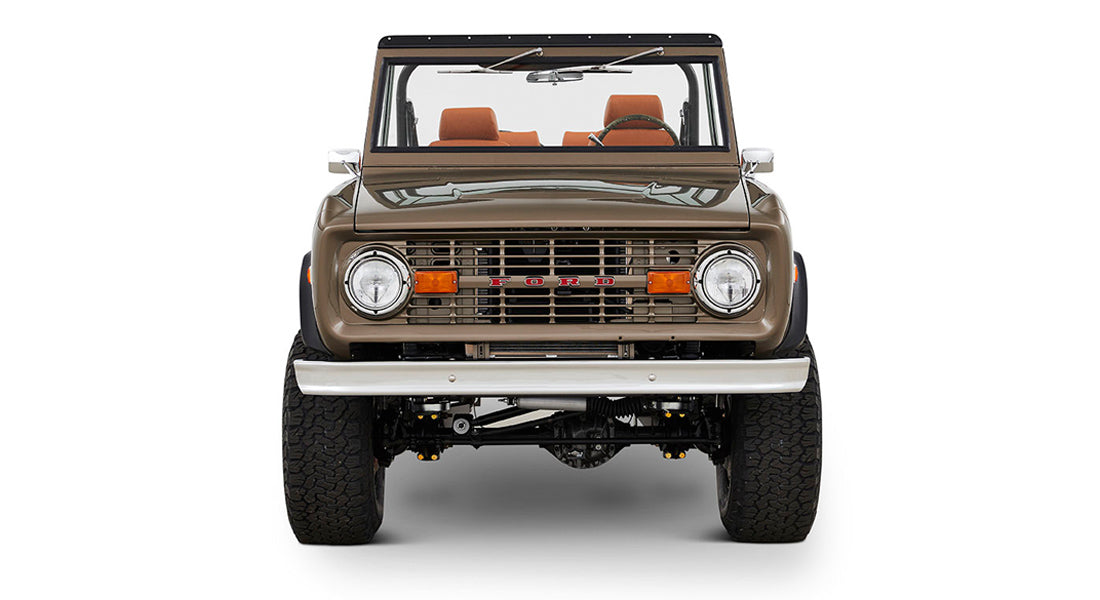 Classic Ford Bronco front view