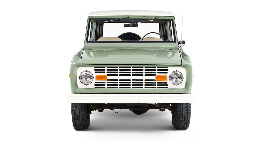 Classic Ford Bronco front view
