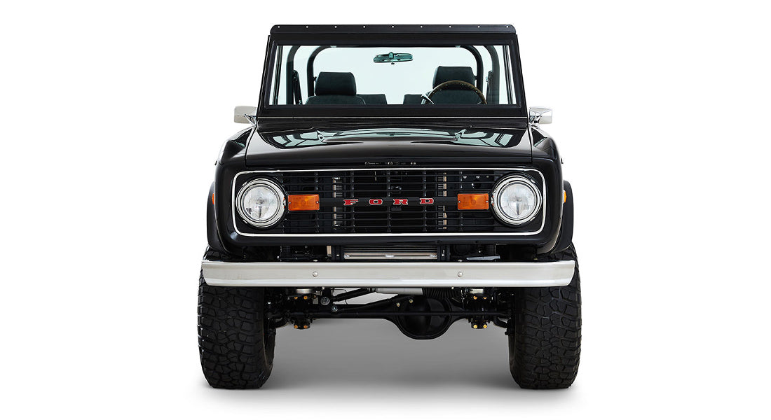 Classic Ford Bronco front view
