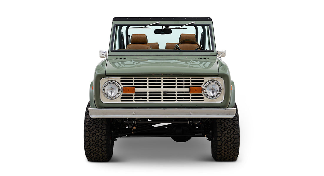 Classic Ford Bronco front view