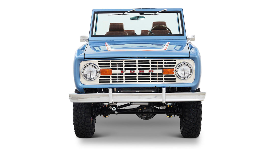 Classic Ford Bronco front view