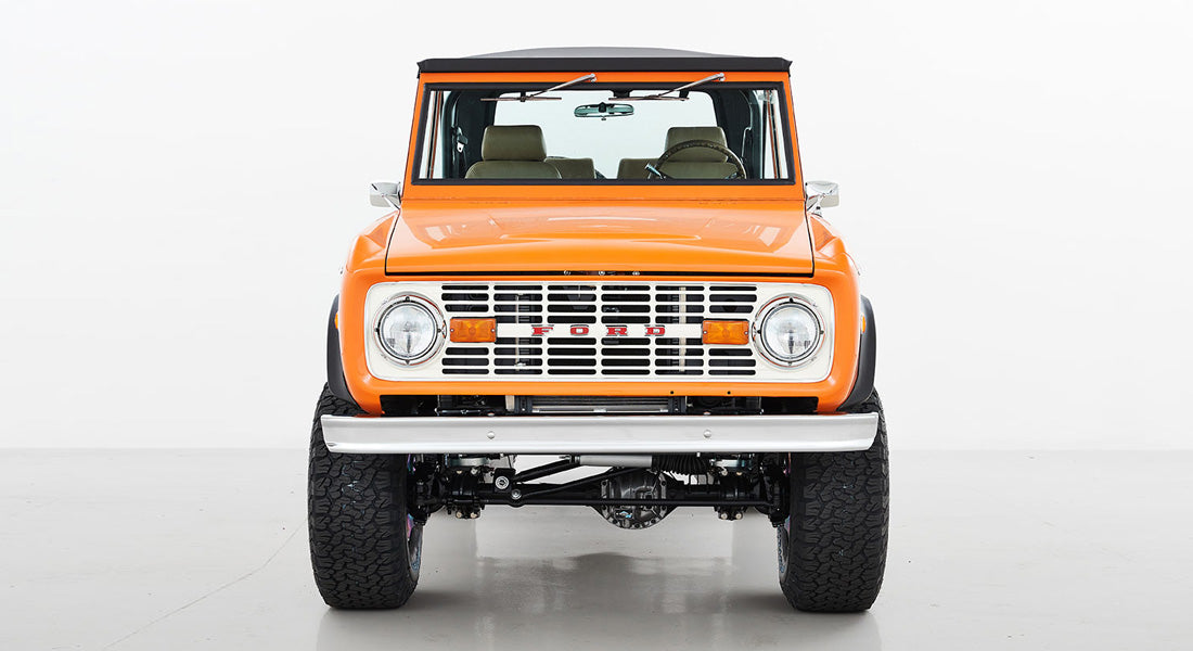 Classic Ford Bronco front view