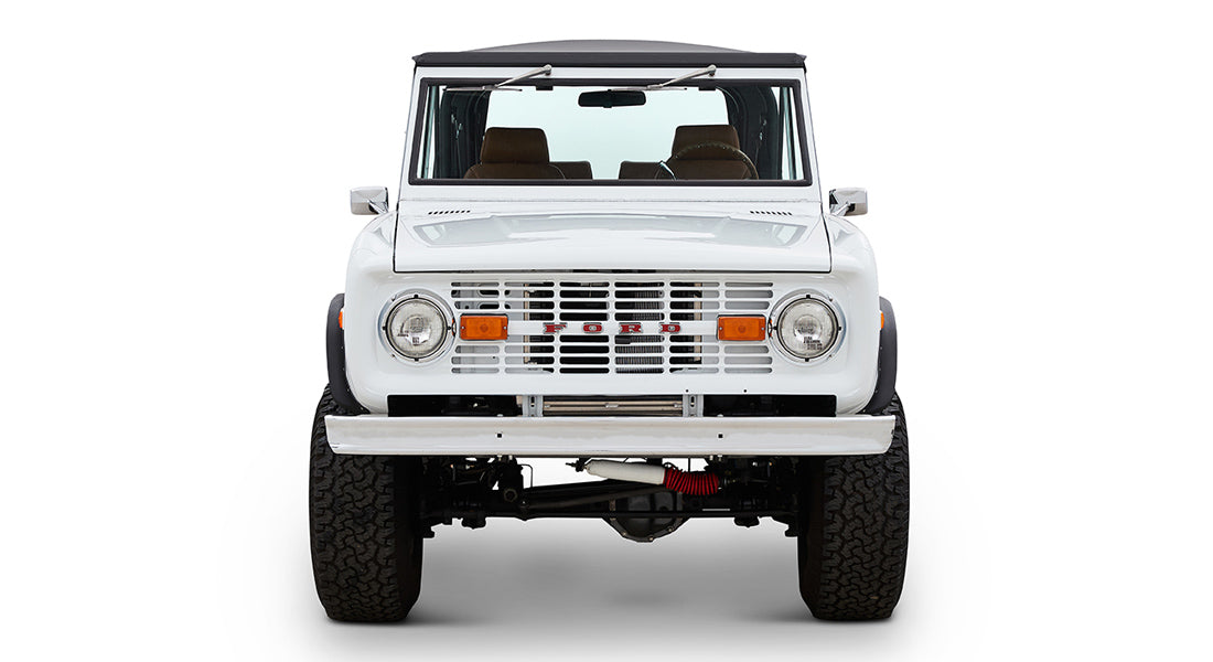 Classic Ford Bronco front view