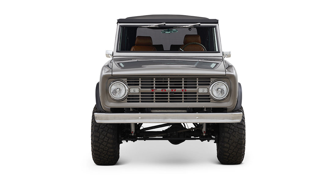 Classic Ford Bronco front view