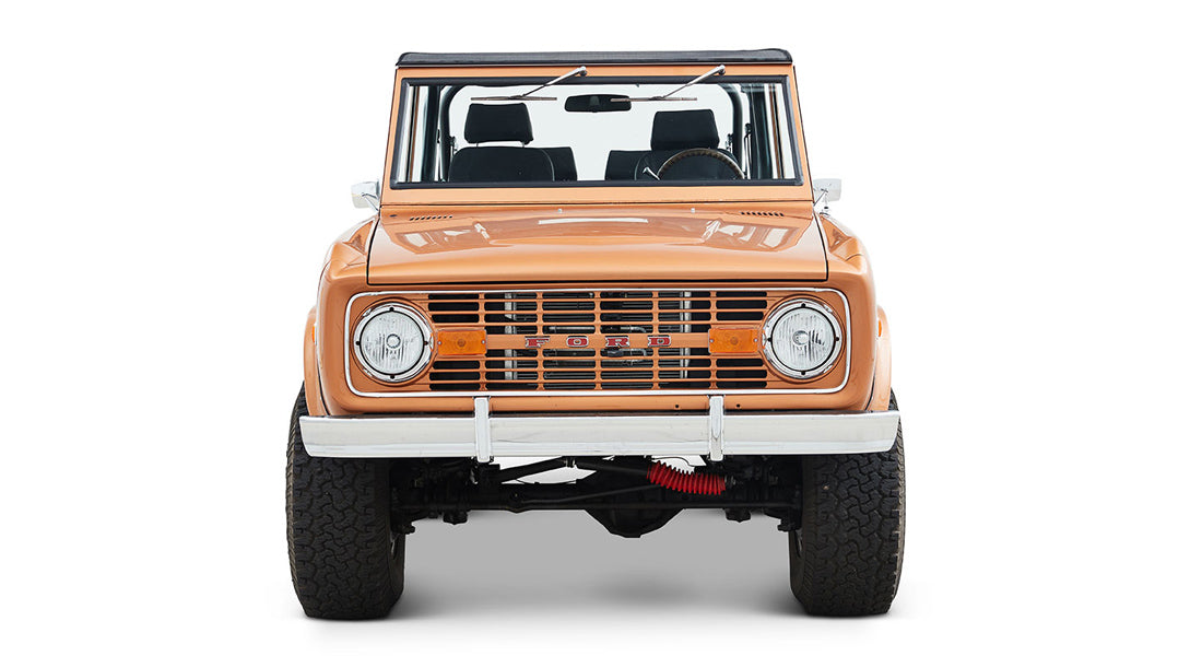 Classic Ford Bronco front view