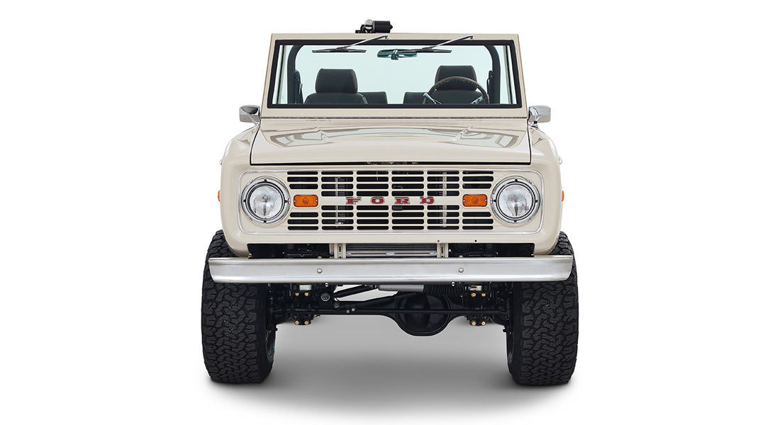 Classic Ford Bronco front view
