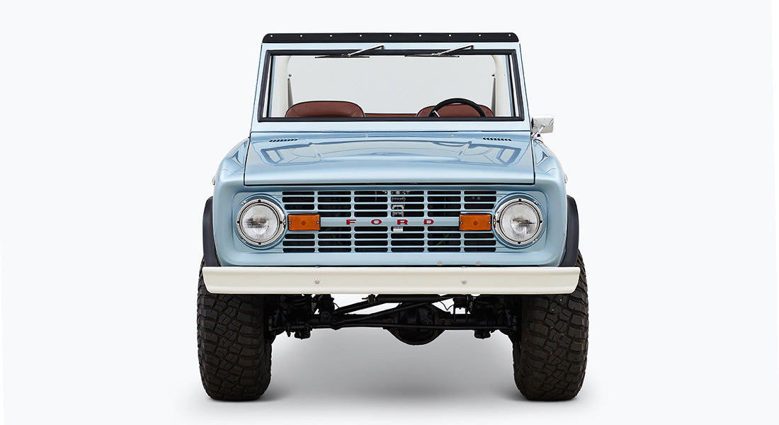 Classic Ford Bronco front view