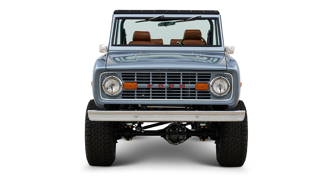 Classic Ford Bronco front view