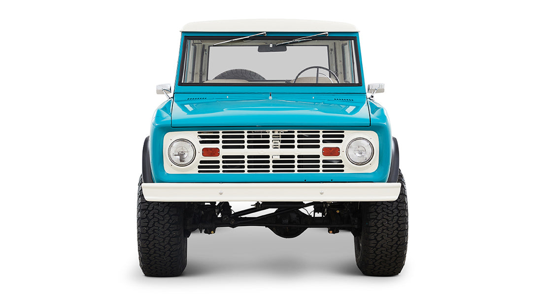 Classic Ford Bronco front view
