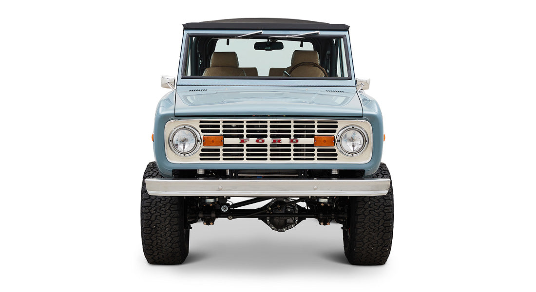 Classic Ford Bronco front view