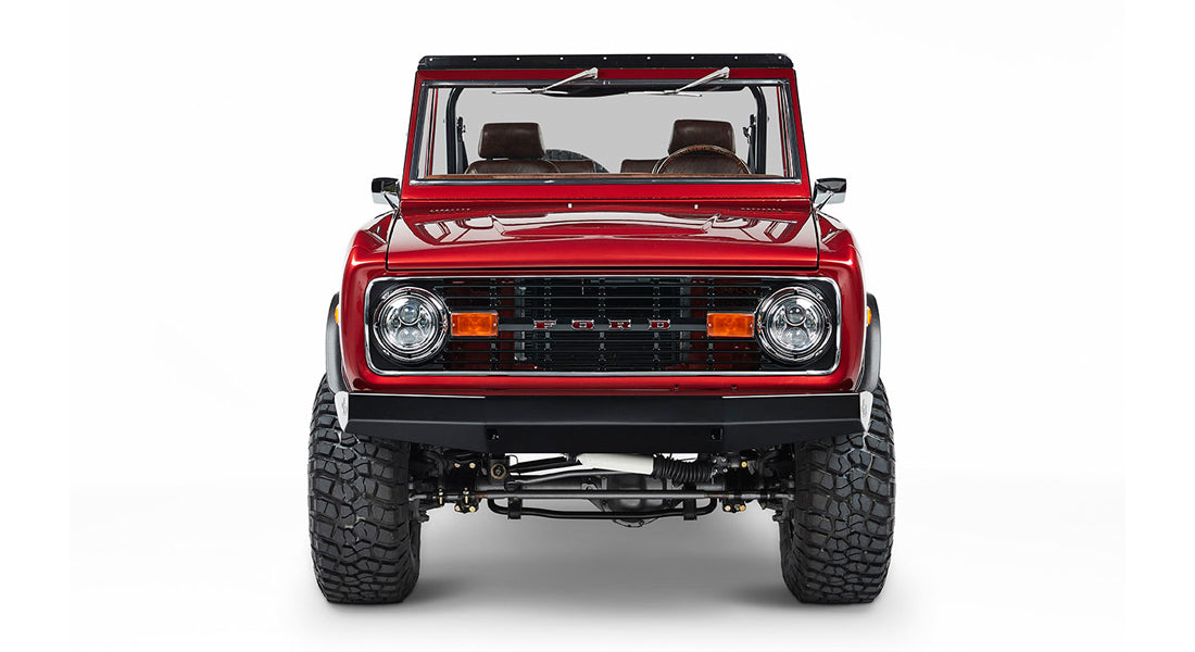 Classic Ford Bronco front view