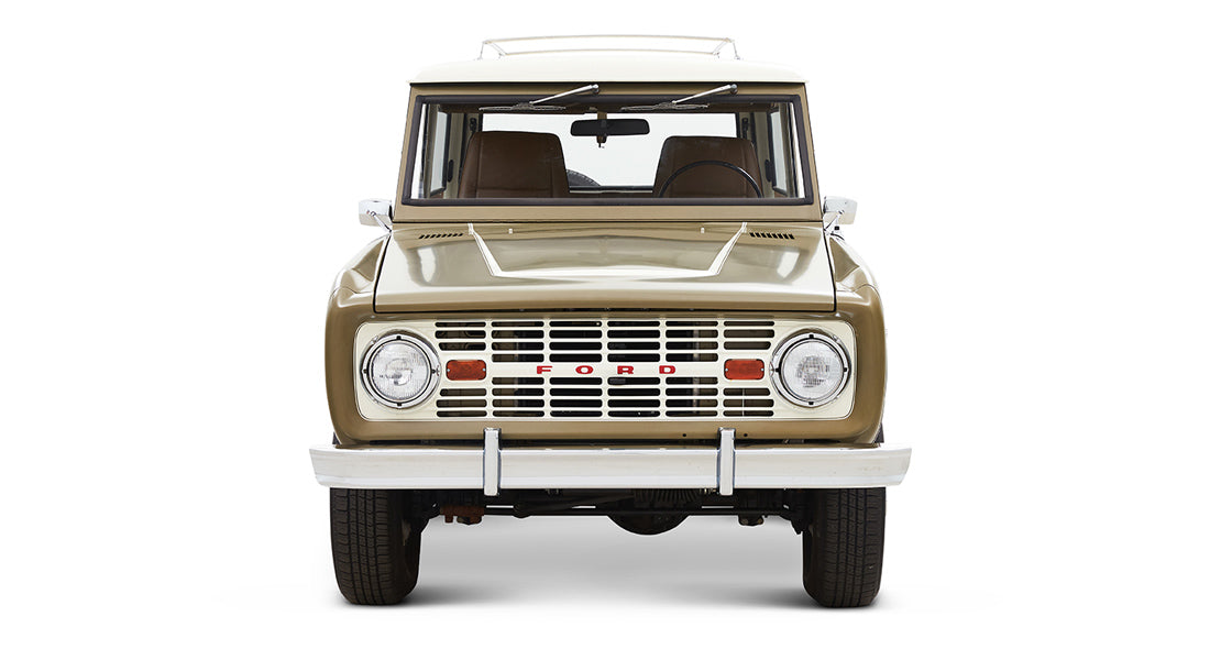 Classic Ford Bronco front view