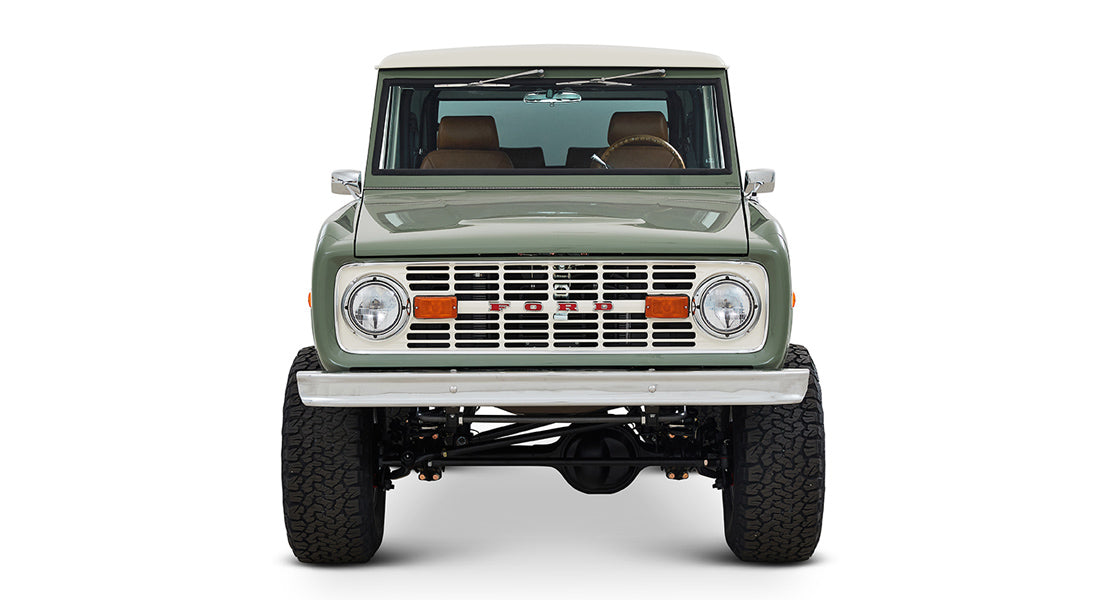 Classic Ford Bronco front view