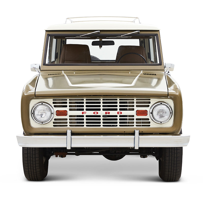 Classic Ford Bronco front view