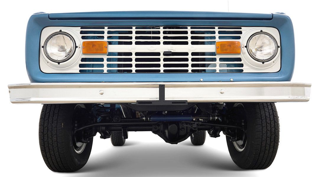 Ford Bronco Restored 1976 Brittany Blue 302 v8 with White Hard Top