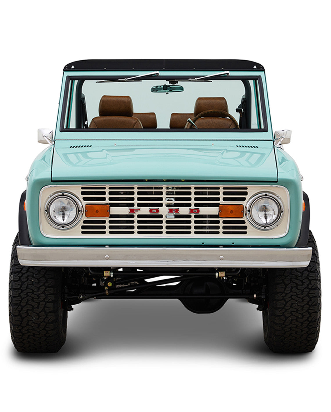 Classic Ford Bronco front view