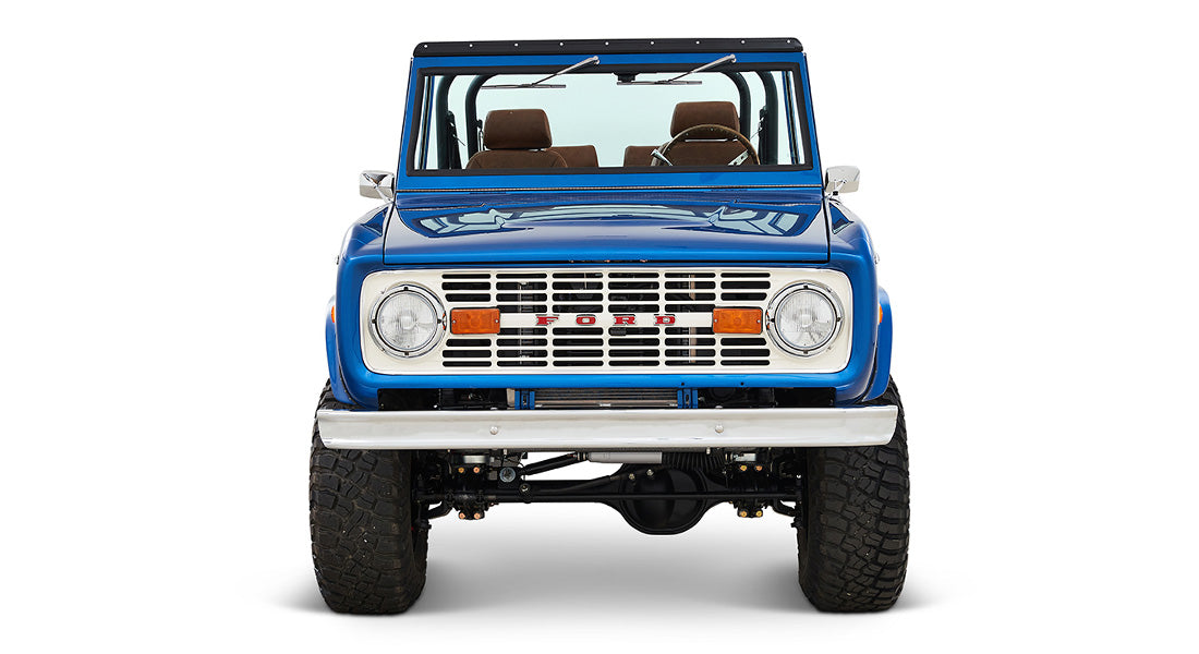 Classic Ford Bronco front view