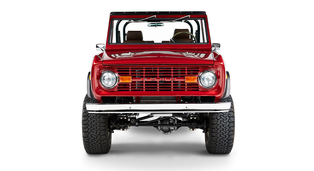 Classic Ford Bronco front view