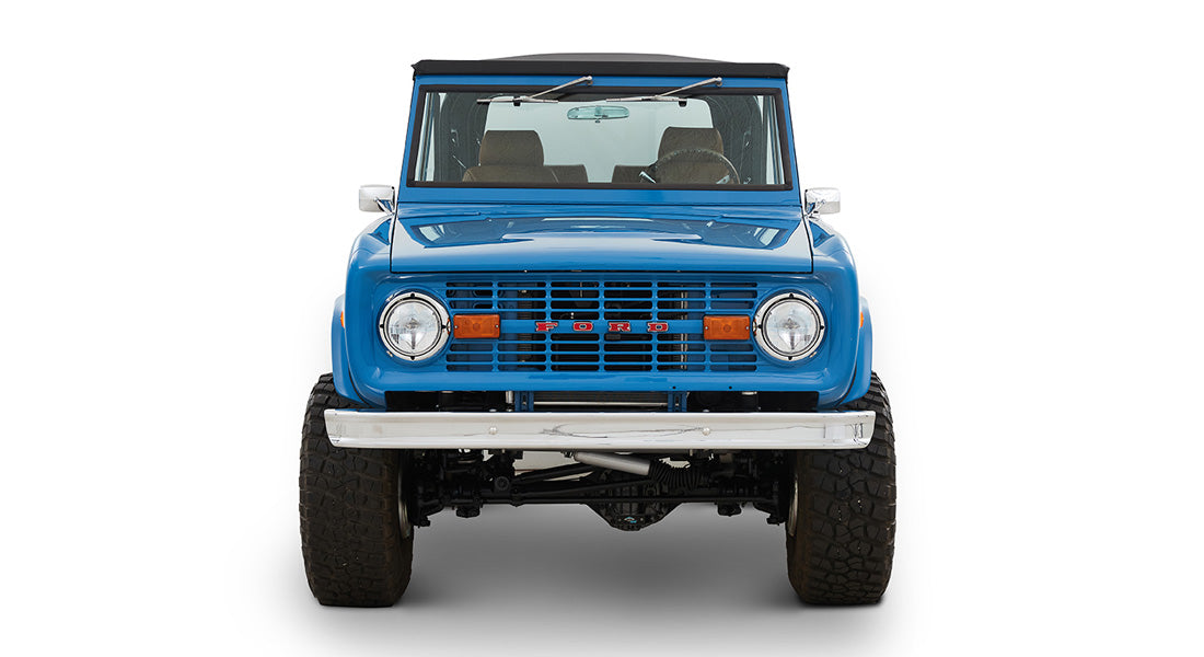 Classic Ford Bronco front view