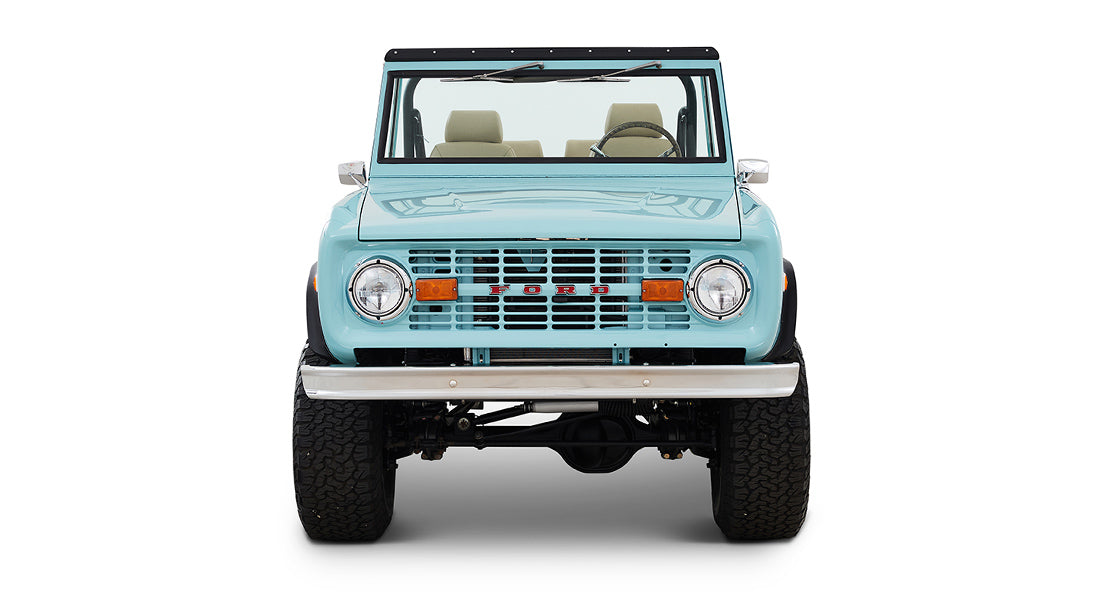Classic Ford Bronco front view