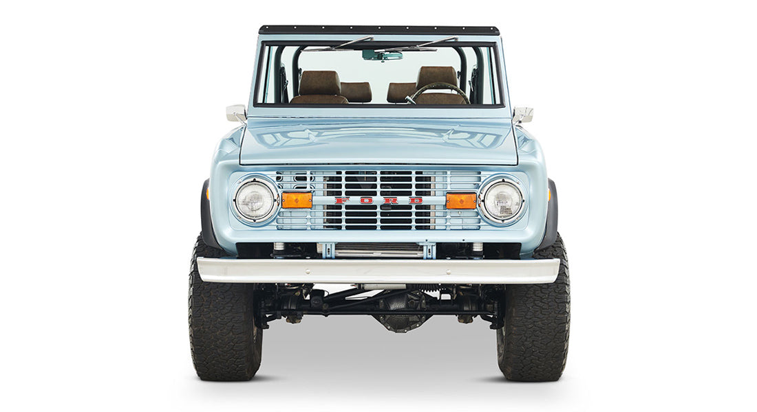Classic Ford Bronco front view
