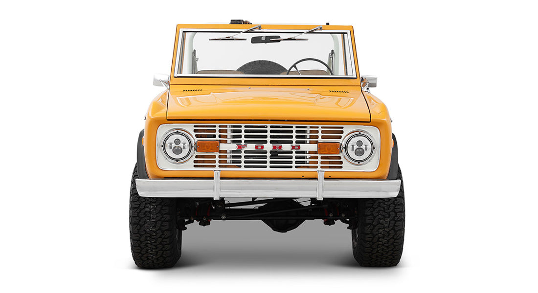 Classic Ford Bronco front view