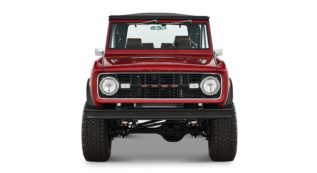 Classic Ford Bronco front view