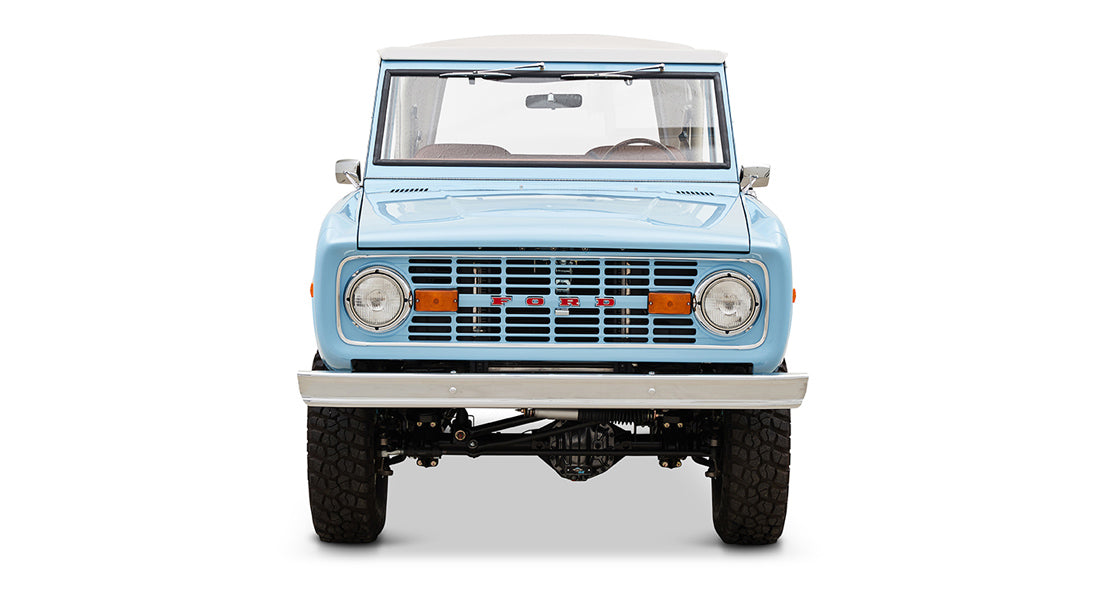 Classic Ford Bronco front view