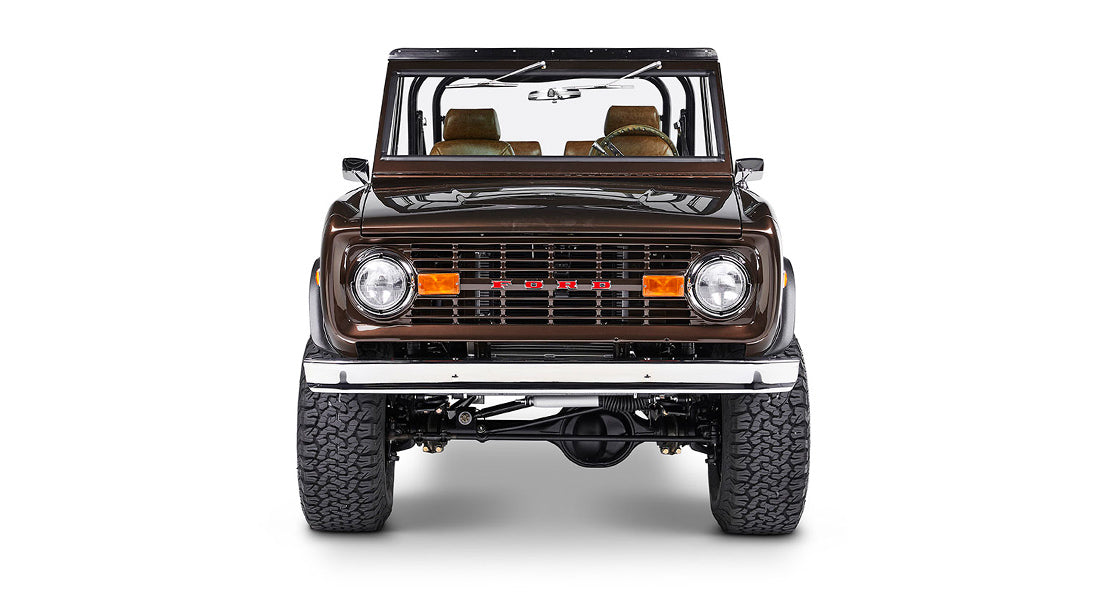 Classic Ford Bronco front view