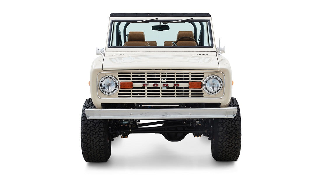 Classic Ford Bronco front view