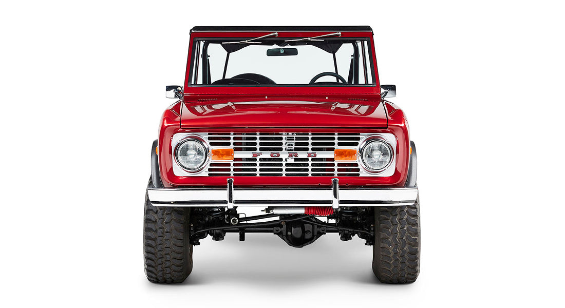 Classic Ford Bronco front view