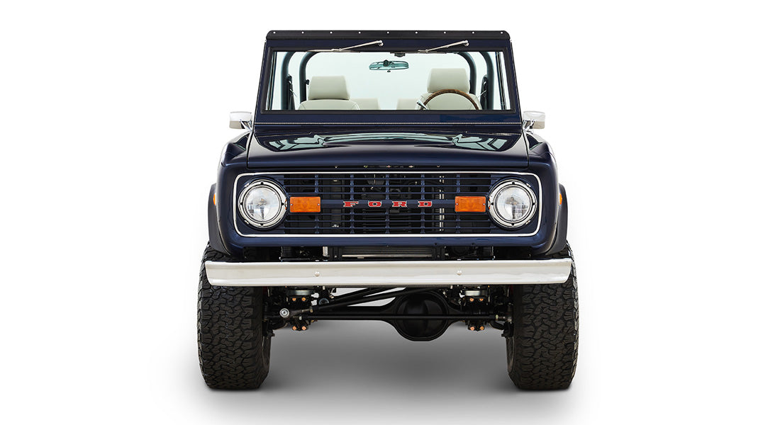 Classic Ford Bronco front view