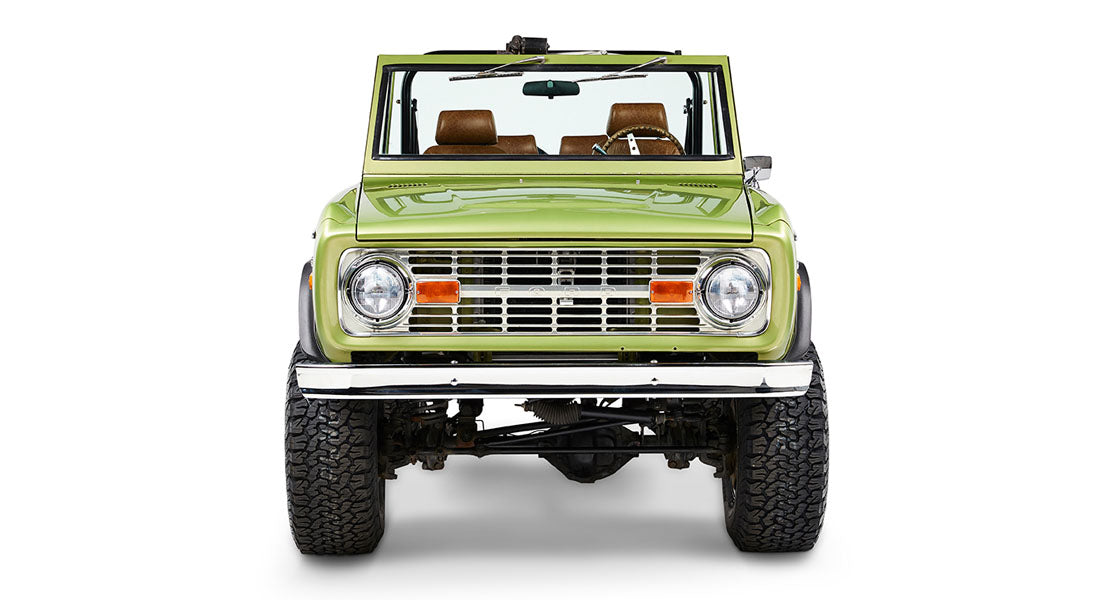 Classic Ford Bronco front view