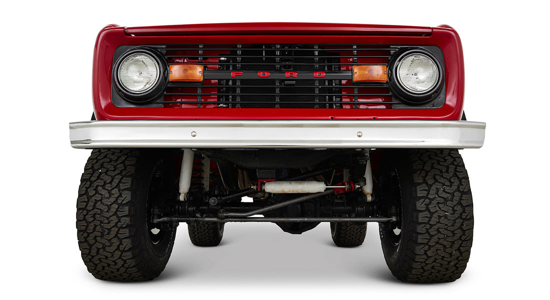 Classic Ford Bronco front view