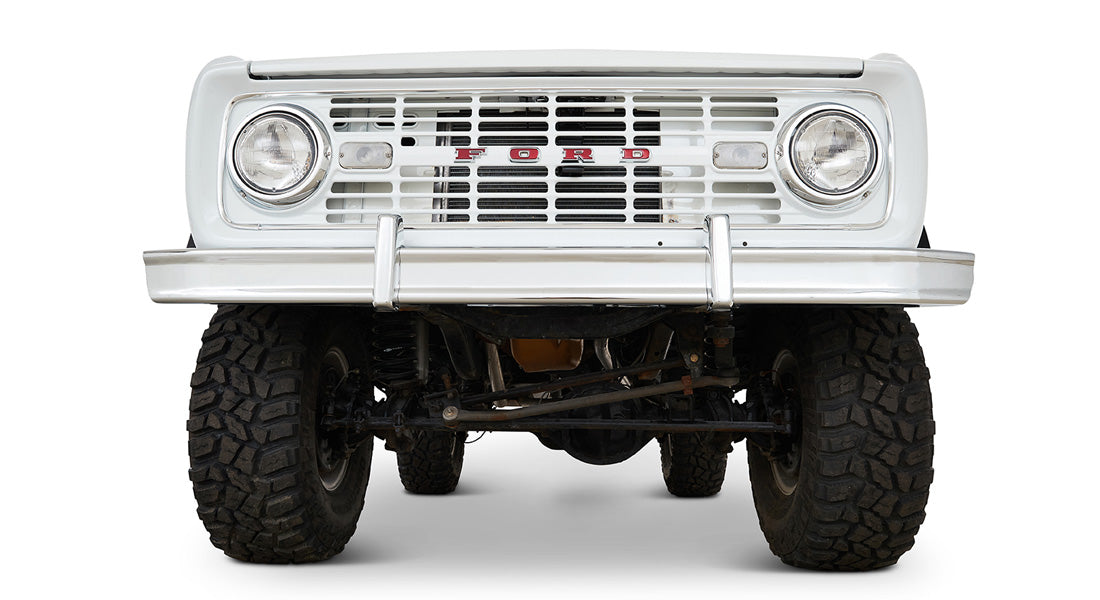 Classic Ford Bronco front view