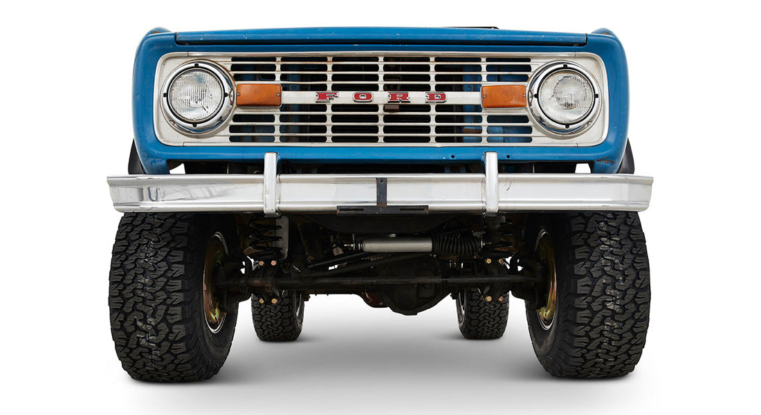 Classic Ford Bronco front view