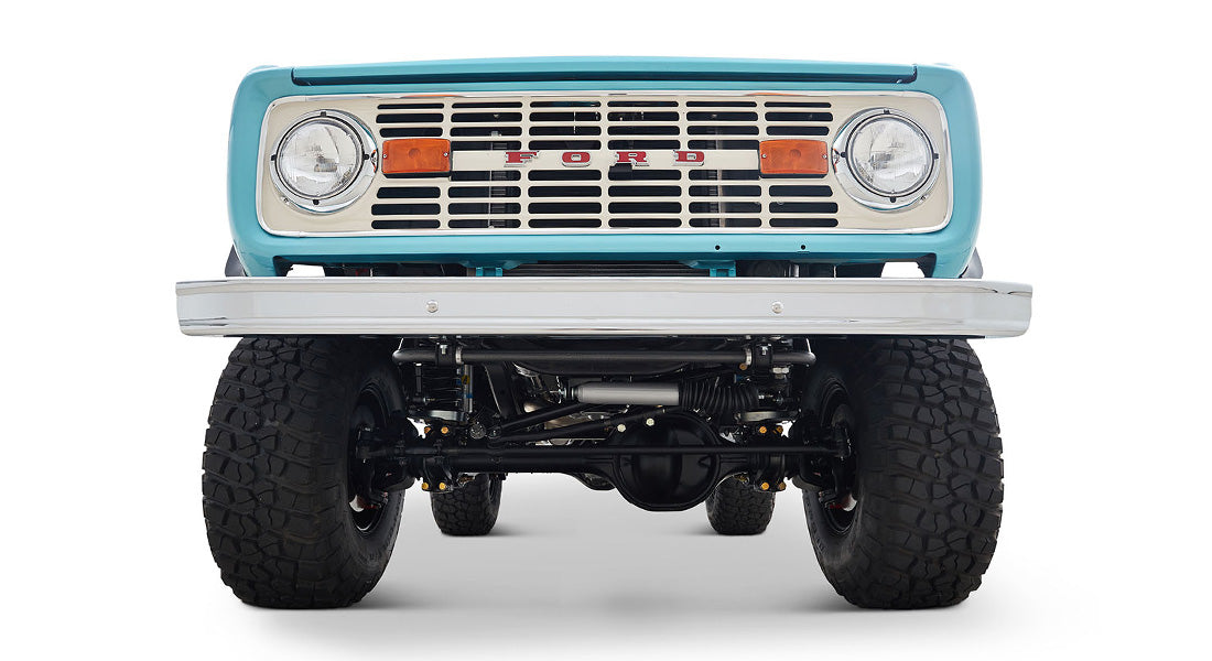 Classic Ford Bronco front view