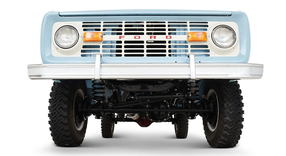 Classic Ford Bronco front view