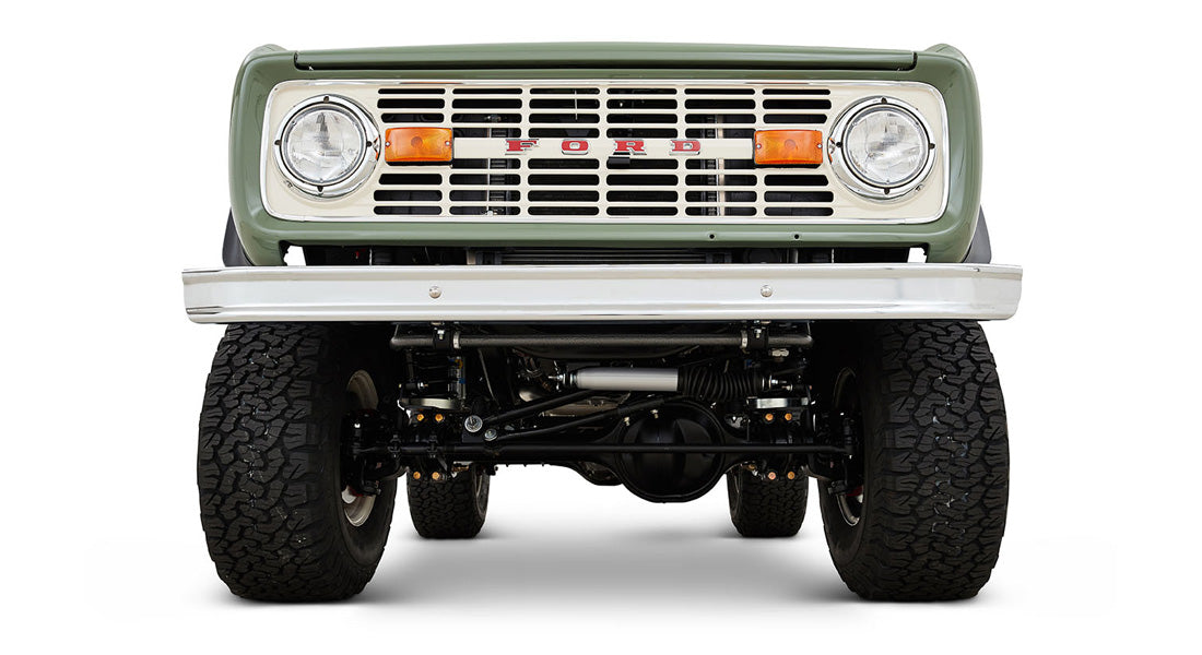 Classic Ford Bronco front view