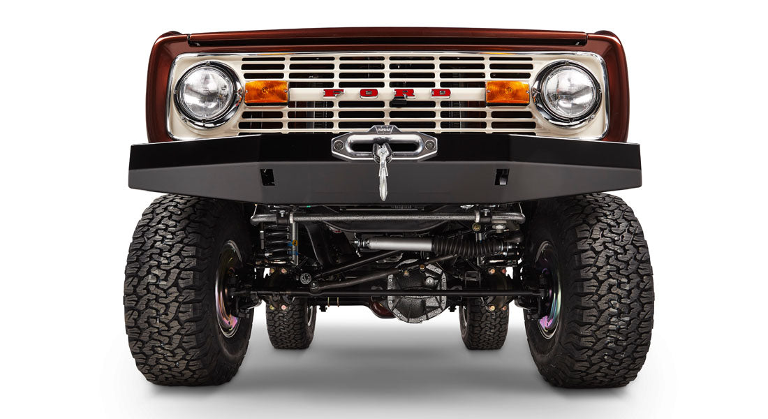 Classic Ford Bronco front view