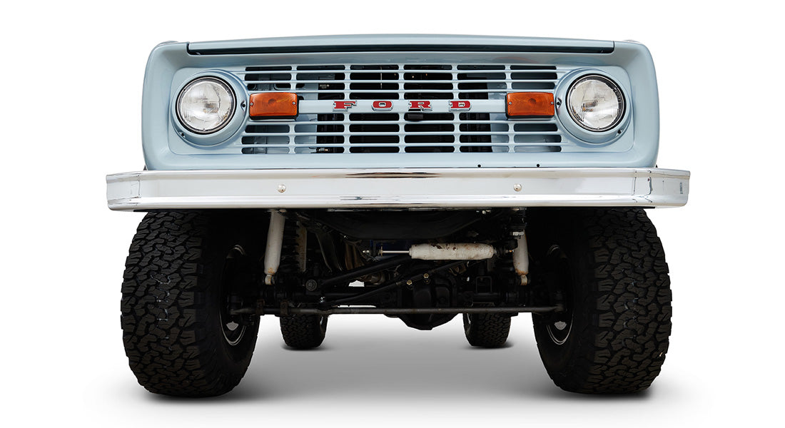 Classic Ford Bronco front view