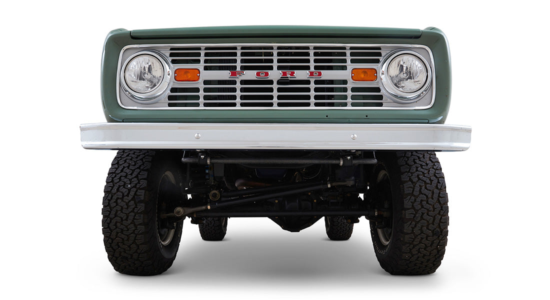 Classic Ford Bronco front view
