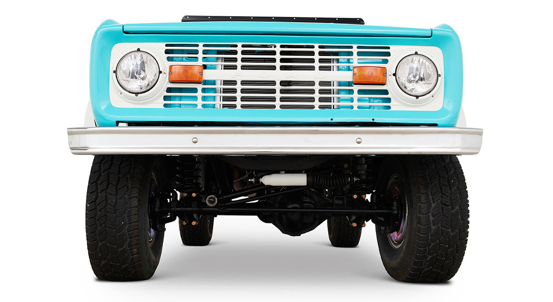 Classic Ford Bronco front view
