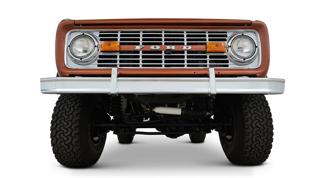 Classic Ford Bronco front view