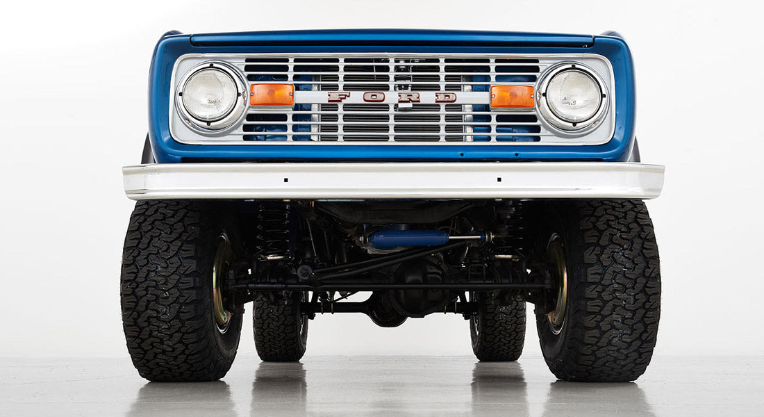 Classic Ford Bronco front view